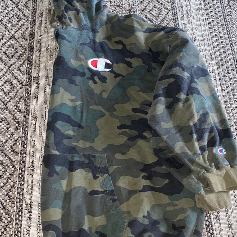 Champion Camouflage Full-Zip Hoodie Size 6X (501) - Picture 2 of 12